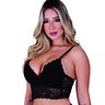 sutia top cropped com bojo feminino clamar em renda 5001