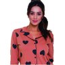 detalhe pijama longo feminino clamar de botao 4989