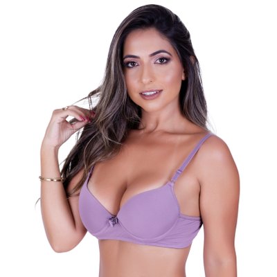 satin sutia basico com base feminino clamar em microfibra 4235