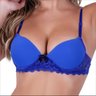 soutien conjunto com bojo calcinha fio duplo feminino clamar microfibra e renda 4203