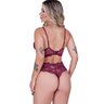 costas conjunto sem bojo sem aro calcinha fio feminino clamar rendado 2059