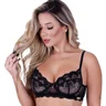 sutia sem bojo com aro feminino clamar rendado 2131