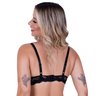 soutien costas conjunto com bojo soft sem aro calcinha fio feminino clamar em microfibra e renda 9139