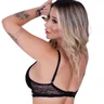 costas preto sutia com bojo sem aro feminino clamar em renda 9141