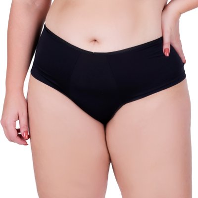 ppreta calcinha conforto dupla na lateral feminina clamar em microfibra 3171