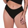 preta calcinha fio dental dupla larga na lateral feminina clamar em cotton 3462