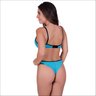 costas poa azul conjunto com bojo calcinha fio duplo feminino clamar em microfibra 4205