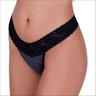 frente2 preto calcinha fio dental feminina clamar em microfibra e renda 3465