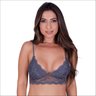 frente cinza sutia sem bojo sem aro feminino clamar em renda 3307