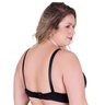 costas preto sutia plus size com bojo feminino clamar em microfibra e renda no bojo 4236