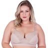 frente chocolate sutia plus size com bojo feminino clamar em microfibra e renda no bojo 4236