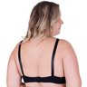 costas preto sutia plus size com bojo drapeado feminino clamar em microfibra 4239