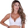 1808 brancosutia reforcado com bojo e base em espuma feminino clamar rendado 1808